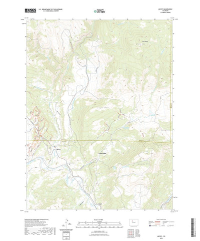 United States Geological Survey McCoy, CO (2022, 24000-Scale) digital map