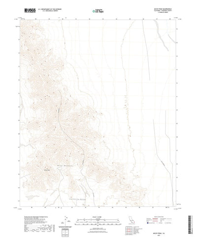 United States Geological Survey McCoy Peak, CA (2021, 24000-Scale) digital map