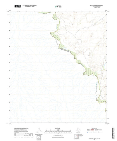 United States Geological Survey McCutchen Ranch, TX (2022, 24000-Scale) digital map