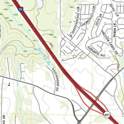 United States Geological Survey McDonough, GA (2020, 24000-Scale) digital map