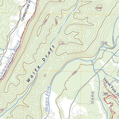United States Geological Survey McDowell, VA (2022, 24000-Scale) digital map