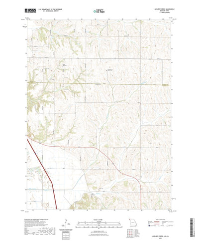United States Geological Survey McElroy Creek, MO (2021, 24000-Scale) digital map