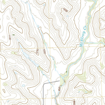 United States Geological Survey McElroy Creek, MO (2021, 24000-Scale) digital map
