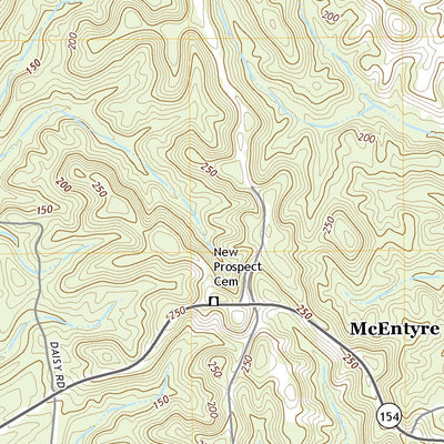 United States Geological Survey McEntyre, AL (2020, 24000-Scale) digital map