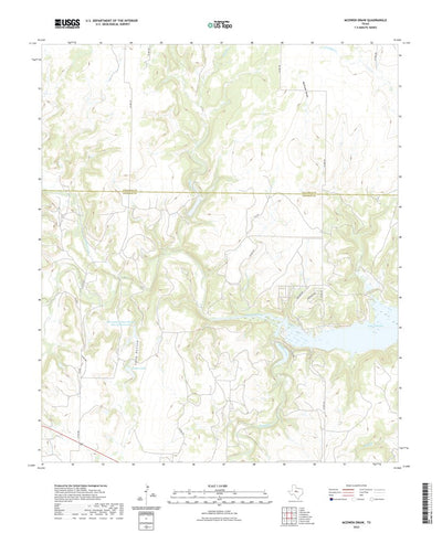 United States Geological Survey McEwen Draw, TX (2022, 24000-Scale) digital map