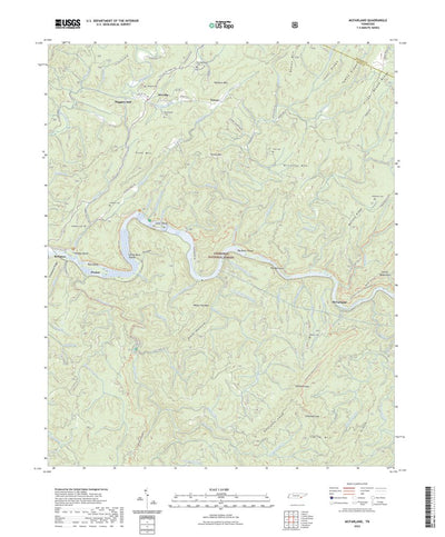 United States Geological Survey McFarland, TN (2022, 24000-Scale) digital map