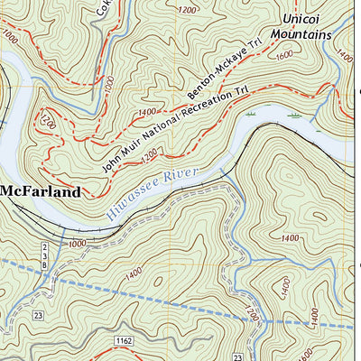 United States Geological Survey McFarland, TN (2022, 24000-Scale) digital map