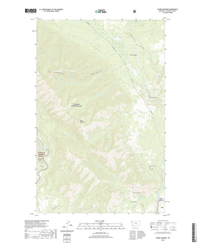 United States Geological Survey McGee Meadow, MT (2020, 24000-Scale) digital map
