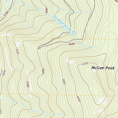 United States Geological Survey McGee Peak, MT (2020, 24000-Scale) digital map