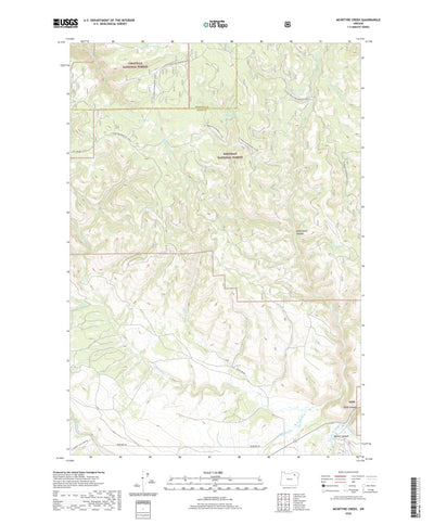United States Geological Survey McIntyre Creek, OR (2020, 24000-Scale) digital map