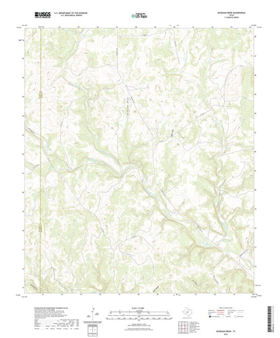 United States Geological Survey McKegan Draw, TX (2022, 24000-Scale) digital map