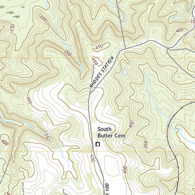 United States Geological Survey McKenzie, AL (2020, 24000-Scale) digital map