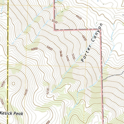 United States Geological Survey McKesick Peak, CA (2021, 24000-Scale) digital map