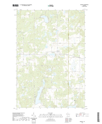 United States Geological Survey McKinley, WI (2022, 24000-Scale) digital map
