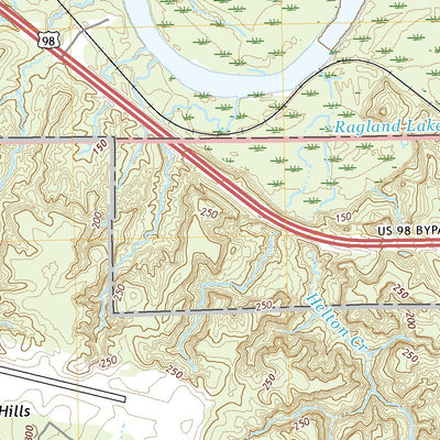 United States Geological Survey McLaurin, MS (2021, 24000-Scale) digital map