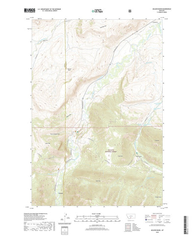 United States Geological Survey McLeod Basin, MT (2020, 24000-Scale) digital map