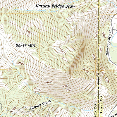 United States Geological Survey McLeod Basin, MT (2020, 24000-Scale) digital map