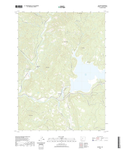United States Geological Survey McLeod, OR (2020, 24000-Scale) digital map