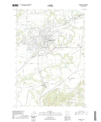 United States Geological Survey McMinnville, OR (2020, 24000-Scale) digital map