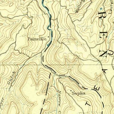 United States Geological Survey Mcminnville, TN (1893, 125000-Scale) digital map