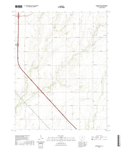 United States Geological Survey McPherson SE, KS (2022, 24000-Scale) digital map