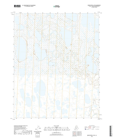United States Geological Survey Meade River A-2 NE, AK (2020, 25000-Scale) digital map