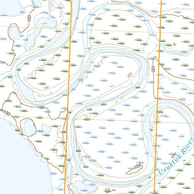 United States Geological Survey Meade River A-2 NE, AK (2020, 25000-Scale) digital map