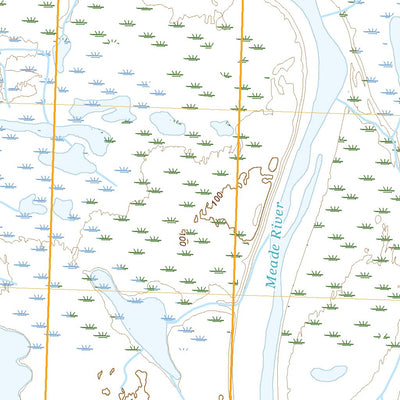 United States Geological Survey Meade River A-2 NW, AK (2020, 25000-Scale) digital map
