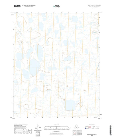 United States Geological Survey Meade River A-2 SE, AK (2020, 25000-Scale) digital map