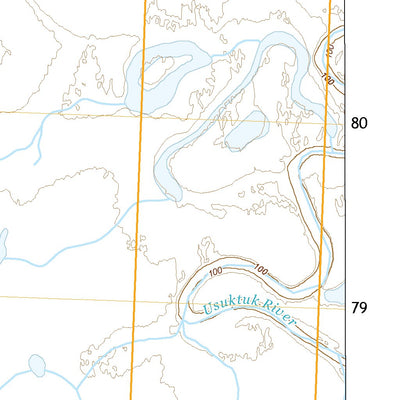 United States Geological Survey Meade River A-2 SE, AK (2020, 25000-Scale) digital map