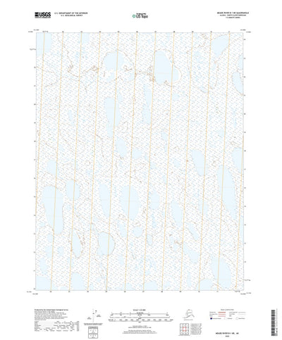 United States Geological Survey Meade River B-1 NE, AK (2020, 25000-Scale) digital map