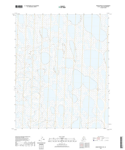 United States Geological Survey Meade River B-2 SE, AK (2020, 25000-Scale) digital map