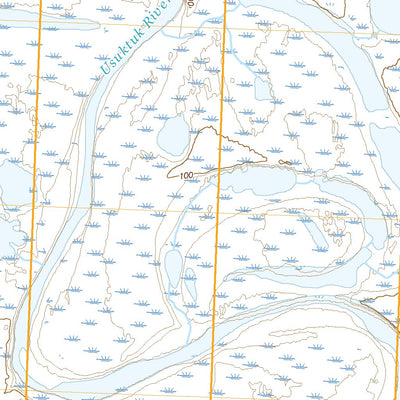 United States Geological Survey Meade River B-2 SE, AK (2020, 25000-Scale) digital map