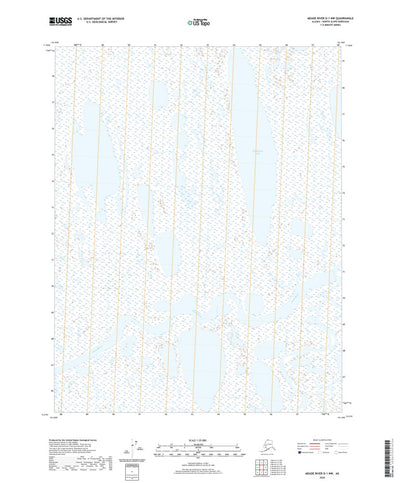 United States Geological Survey Meade River D-1 NW, AK (2020, 25000-Scale) digital map