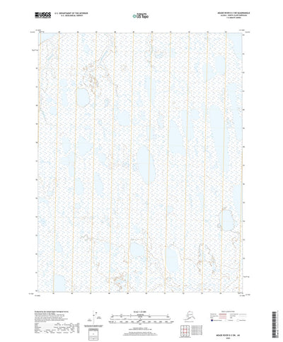 United States Geological Survey Meade River D-3 SW, AK (2020, 25000-Scale) digital map