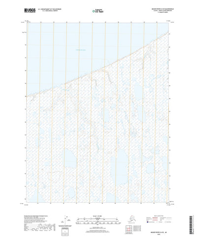 United States Geological Survey Meade River D-4 SE, AK (2020, 25000-Scale) digital map