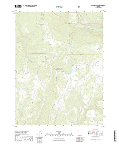 United States Geological Survey Meadow Creek Lake, CO (2022, 24000-Scale) digital map