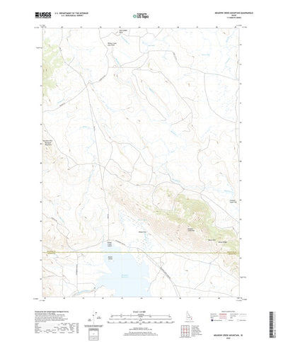 United States Geological Survey Meadow Creek Mountain, ID (2020, 24000-Scale) digital map