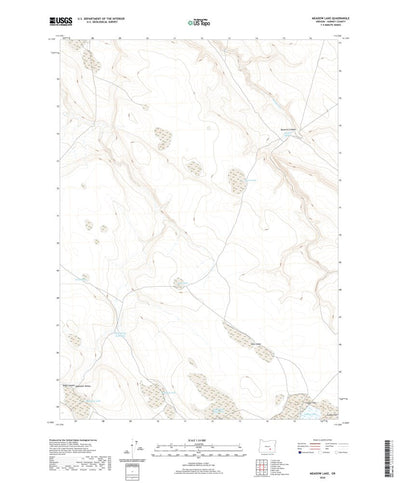 United States Geological Survey Meadow Lake, OR (2020, 24000-Scale) digital map