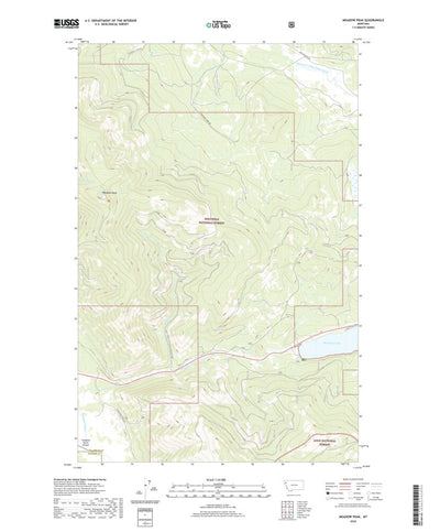 United States Geological Survey Meadow Peak, MT (2020, 24000-Scale) digital map