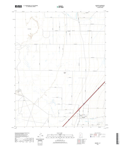 United States Geological Survey Meadow, UT (2020, 24000-Scale) digital map
