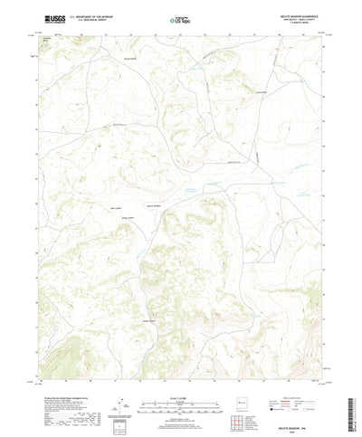 United States Geological Survey Mecate Meadow, NM (2020, 24000-Scale) digital map