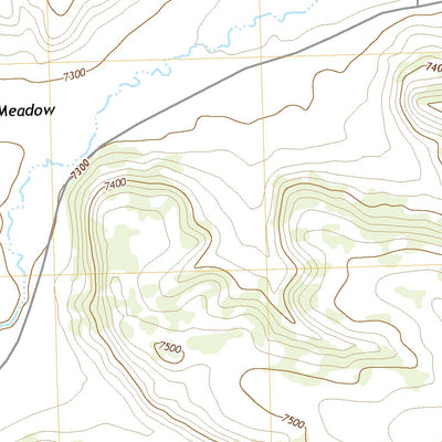 United States Geological Survey Mecate Meadow, NM (2020, 24000-Scale) digital map
