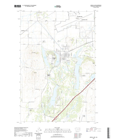United States Geological Survey Medical Lake, WA (2020, 24000-Scale) digital map
