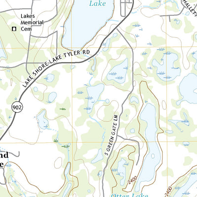 United States Geological Survey Medical Lake, WA (2020, 24000-Scale) digital map