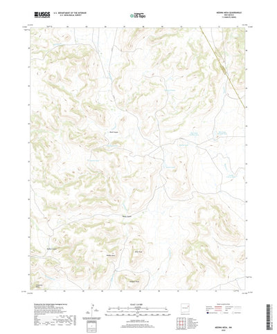 United States Geological Survey Medina Mesa, NM (2020, 24000-Scale) digital map