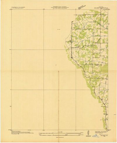 United States Geological Survey Melber, KY (1936, 24000-Scale) digital map