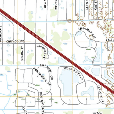 United States Geological Survey Melbourne West, FL (2021, 24000-Scale) digital map