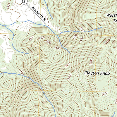 United States Geological Survey Melvine, TN (2022, 24000-Scale) digital map