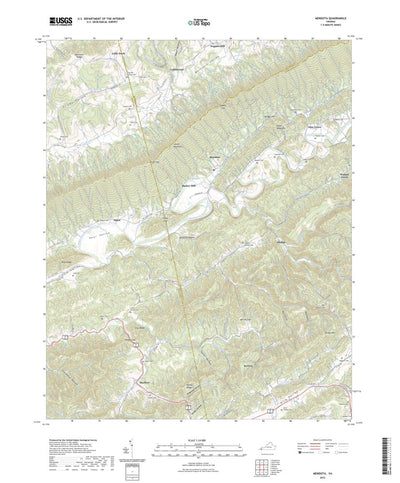 United States Geological Survey Mendota, VA (2022, 24000-Scale) digital map
